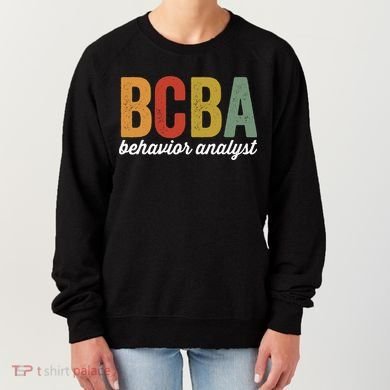 Bcba Board Certified Behavior Analyst Retro Vintage Women's Sweatshirt