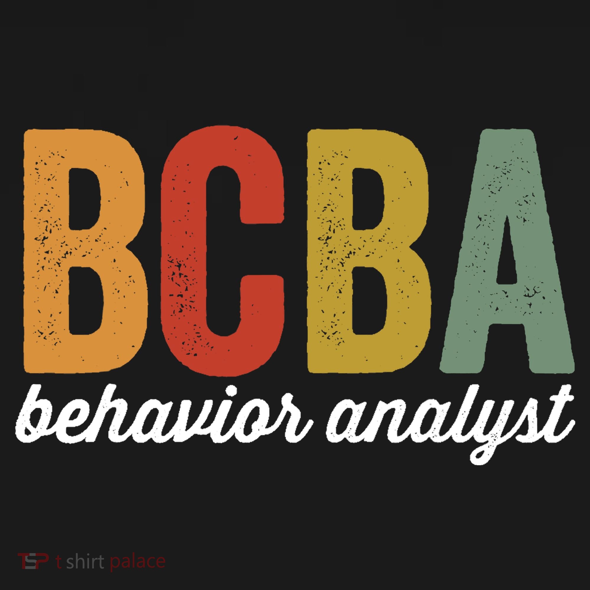 Bcba Board Certified Behavior Analyst Retro Vintage Long Sleeve Shirt