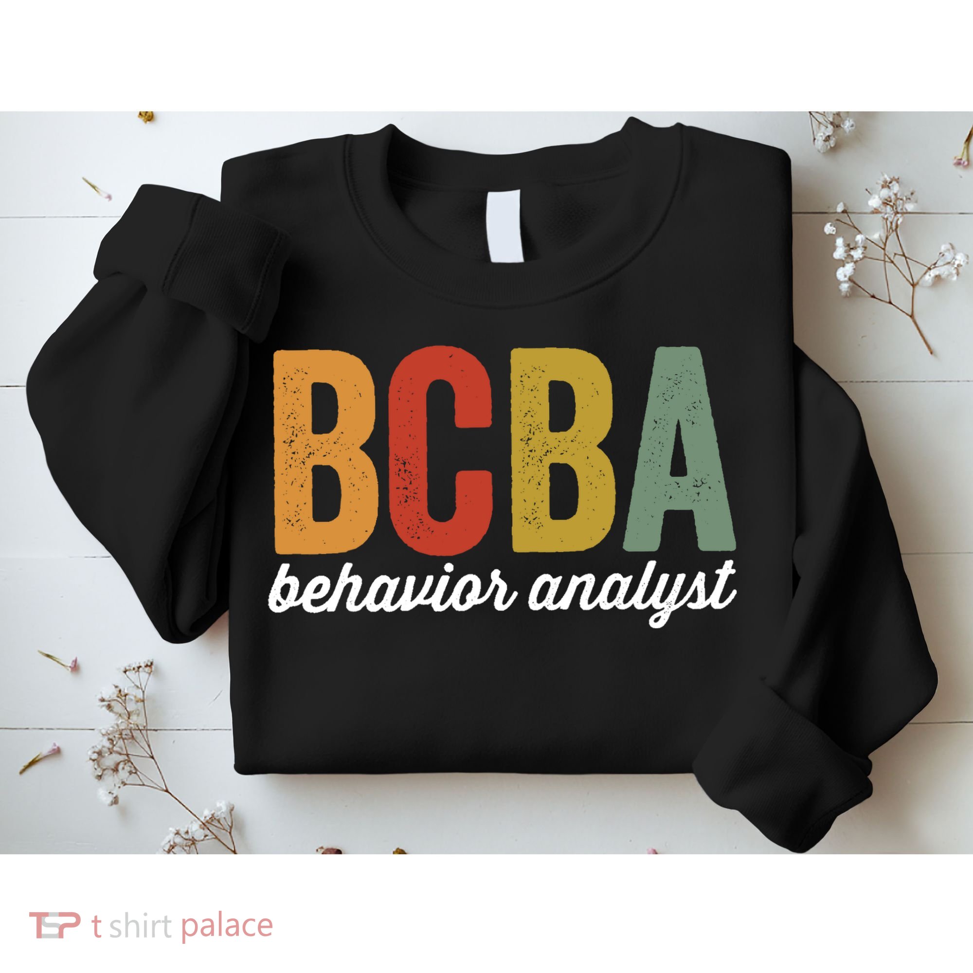 Bcba Board Certified Behavior Analyst Retro Vintage Sweatshirt