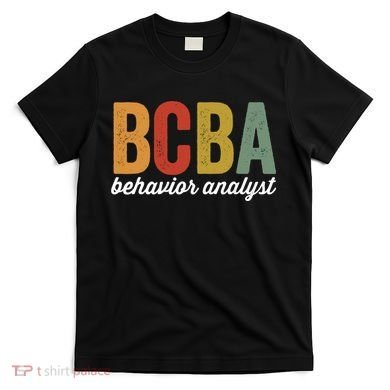 Bcba Board Certified Behavior Analyst Retro Vintage T-Shirt