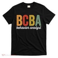 Bcba Board Certified Behavior Analyst Retro Vintage T-Shirt thumb 0