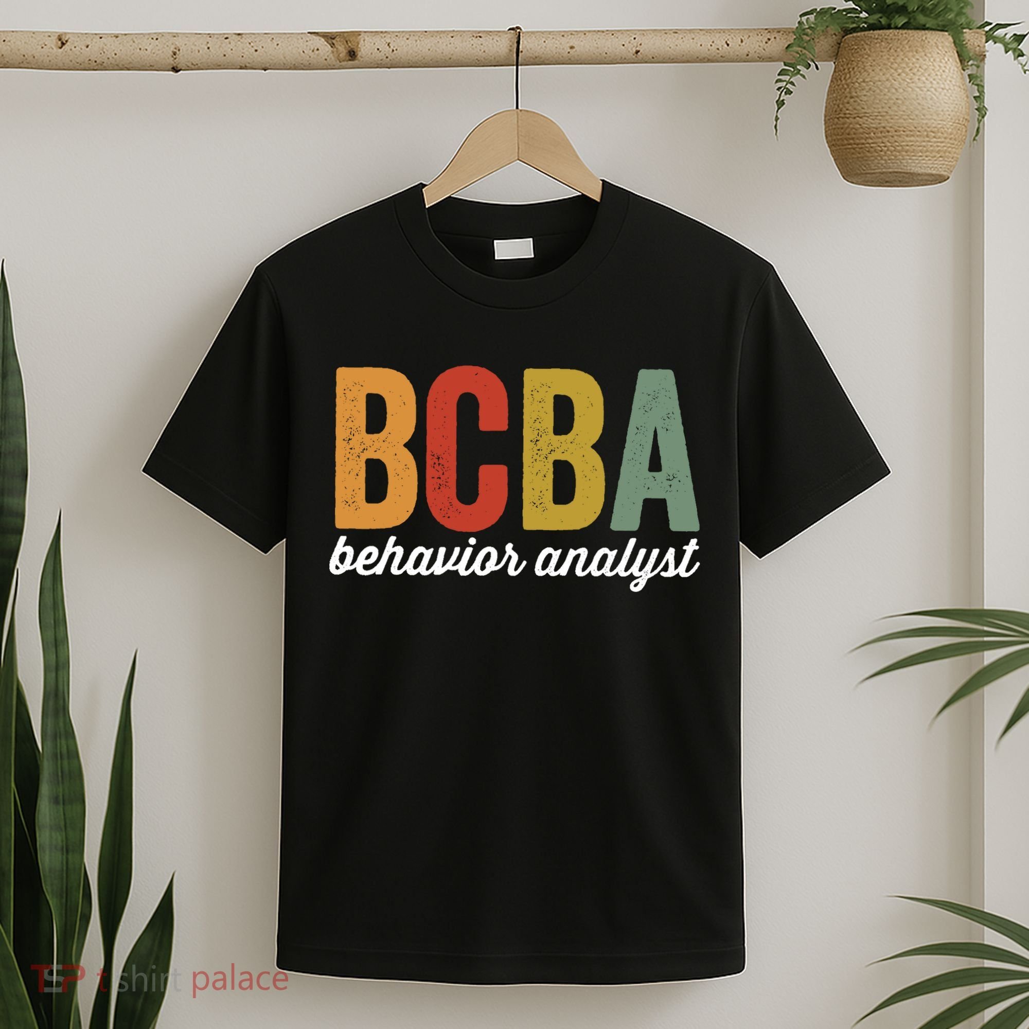 Bcba Board Certified Behavior Analyst Retro Vintage T-Shirt