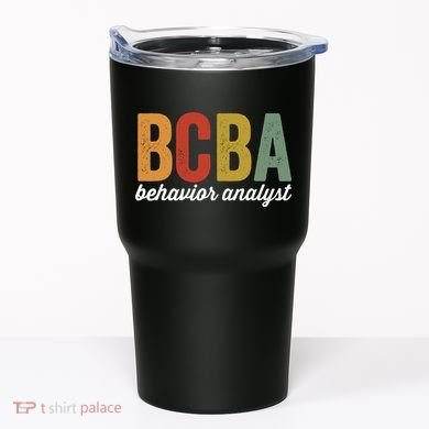 Bcba Board Certified Behavior Analyst Retro Vintage Tumbler