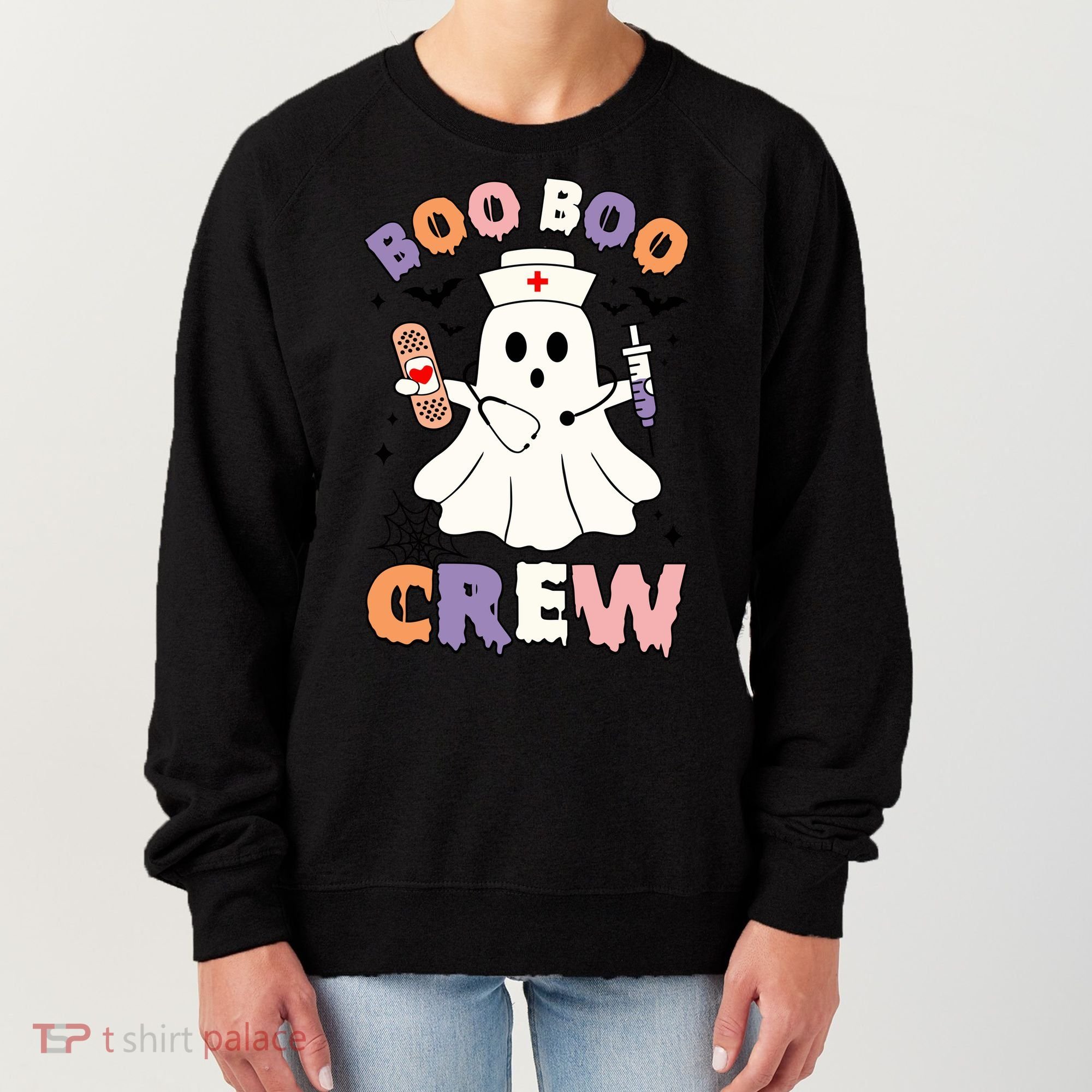Boo Boo Crew Halloween Nurse Women's Sweatshirt