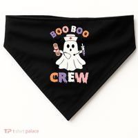 Boo Boo Crew Halloween Nurse USA-Made Doggie Bandana thumb 0