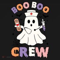 Boo Boo Crew Halloween Nurse Sweatshirt thumb 3