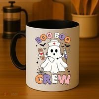 Boo Boo Crew Halloween Nurse Coffee Mug thumb 4