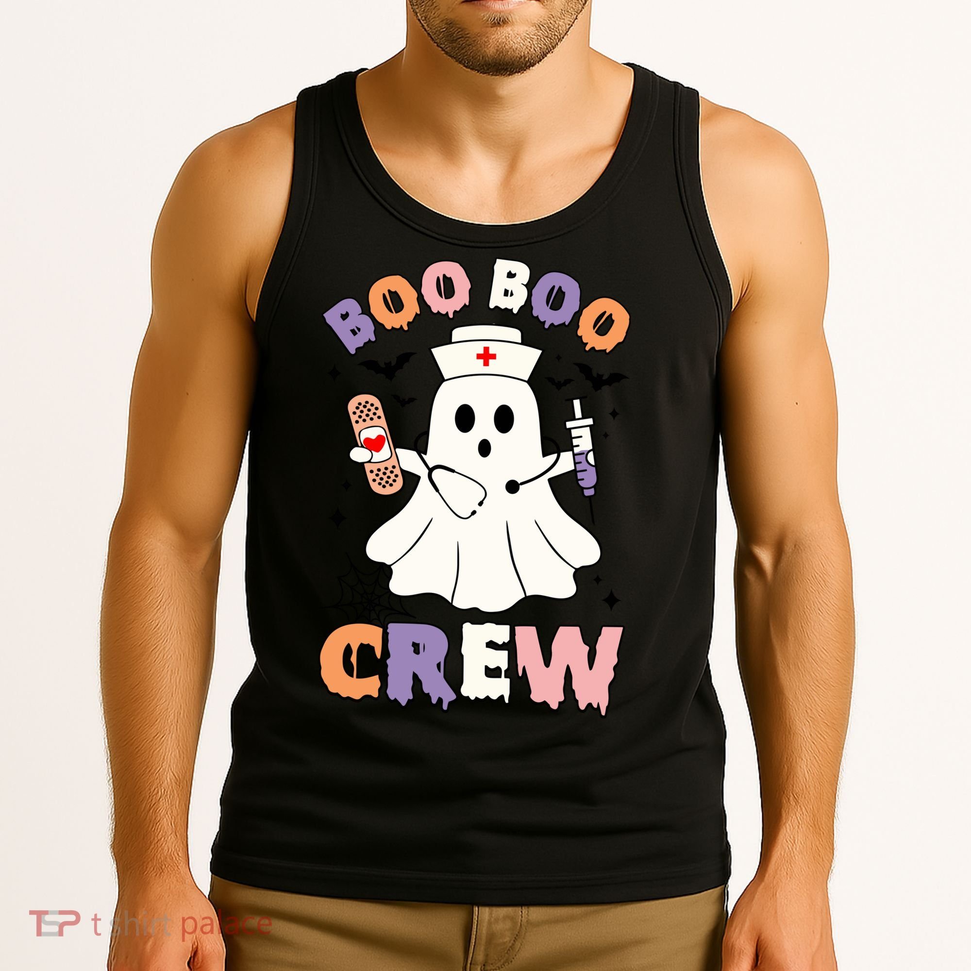 Boo Boo Crew Halloween Nurse Tank Top