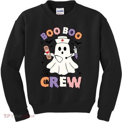 Boo Boo Crew Halloween Nurse Kids Sweatshirt