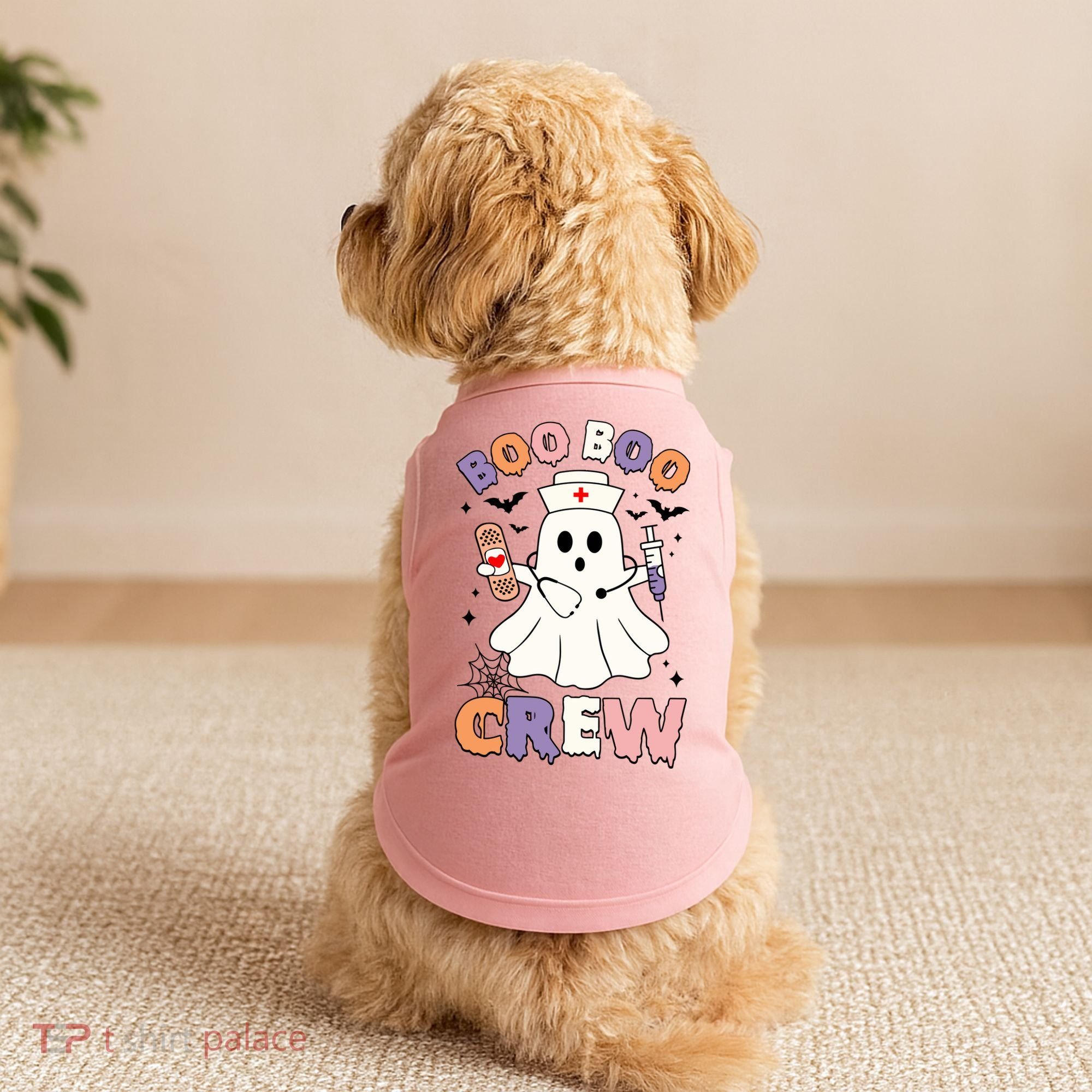 Boo Boo Crew Halloween Nurse Doggie Tank