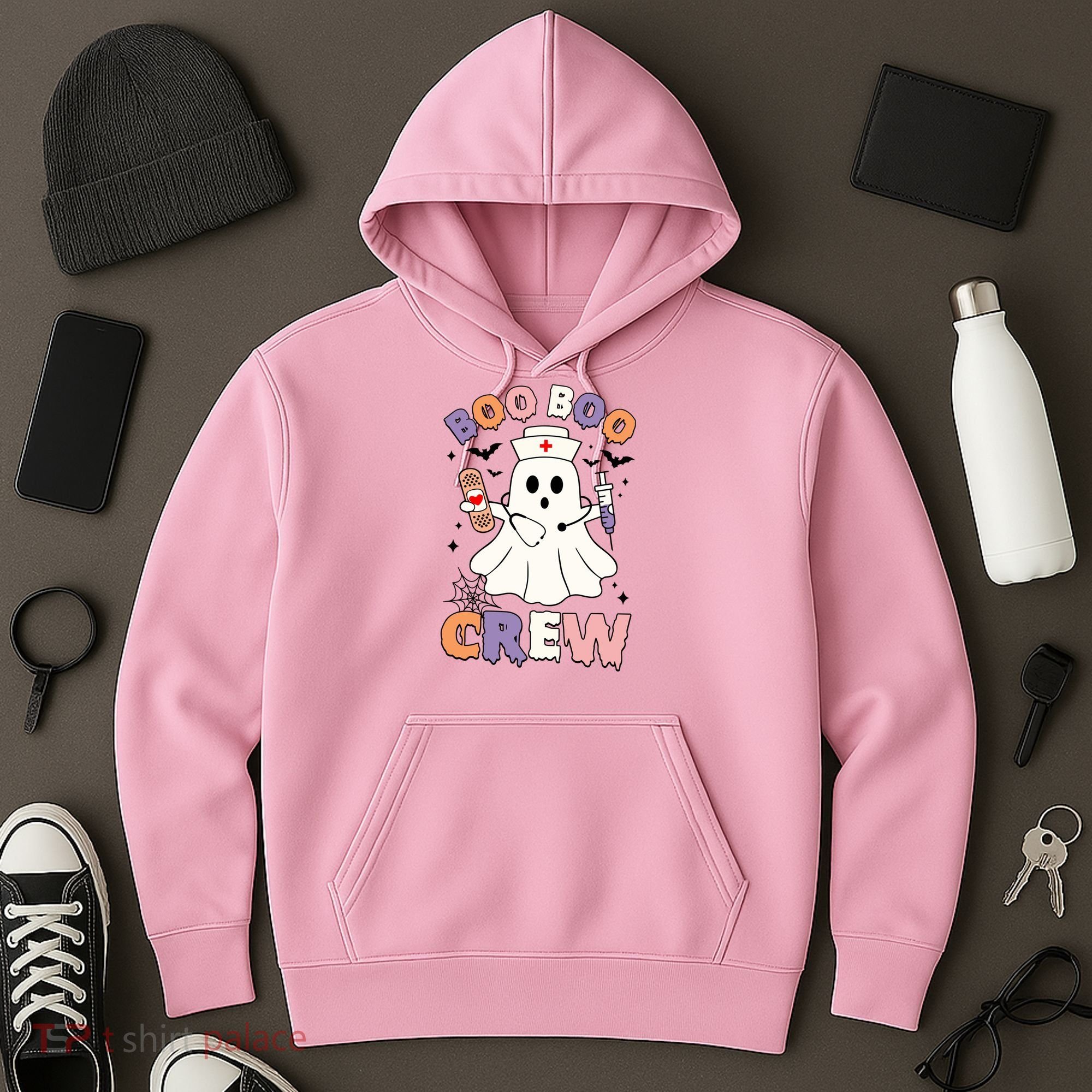 Boo Boo Crew Halloween Nurse Hoodie