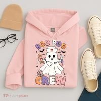 Boo Boo Crew Halloween Nurse Hoodie thumb 4