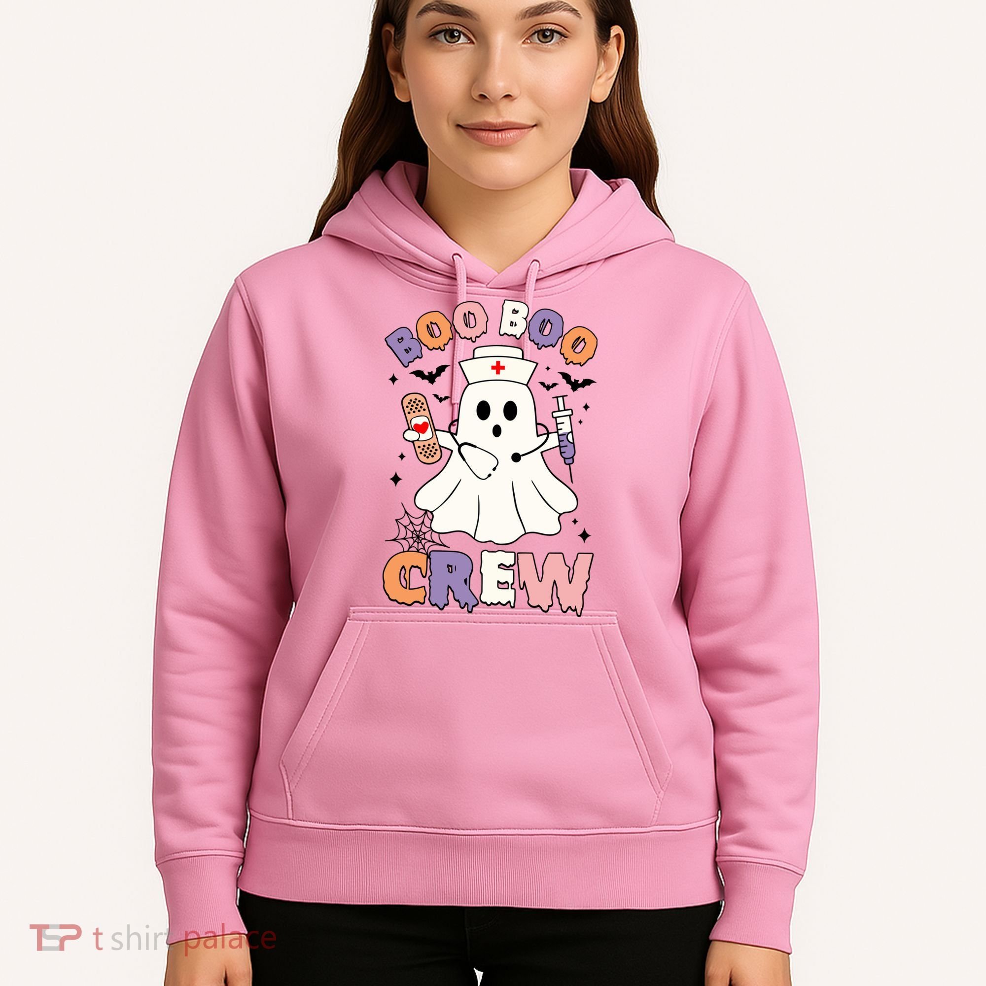 Boo Boo Crew Halloween Nurse Hoodie