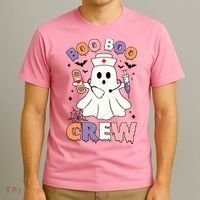 Boo Boo Crew Halloween Nurse T-Shirt thumb 3
