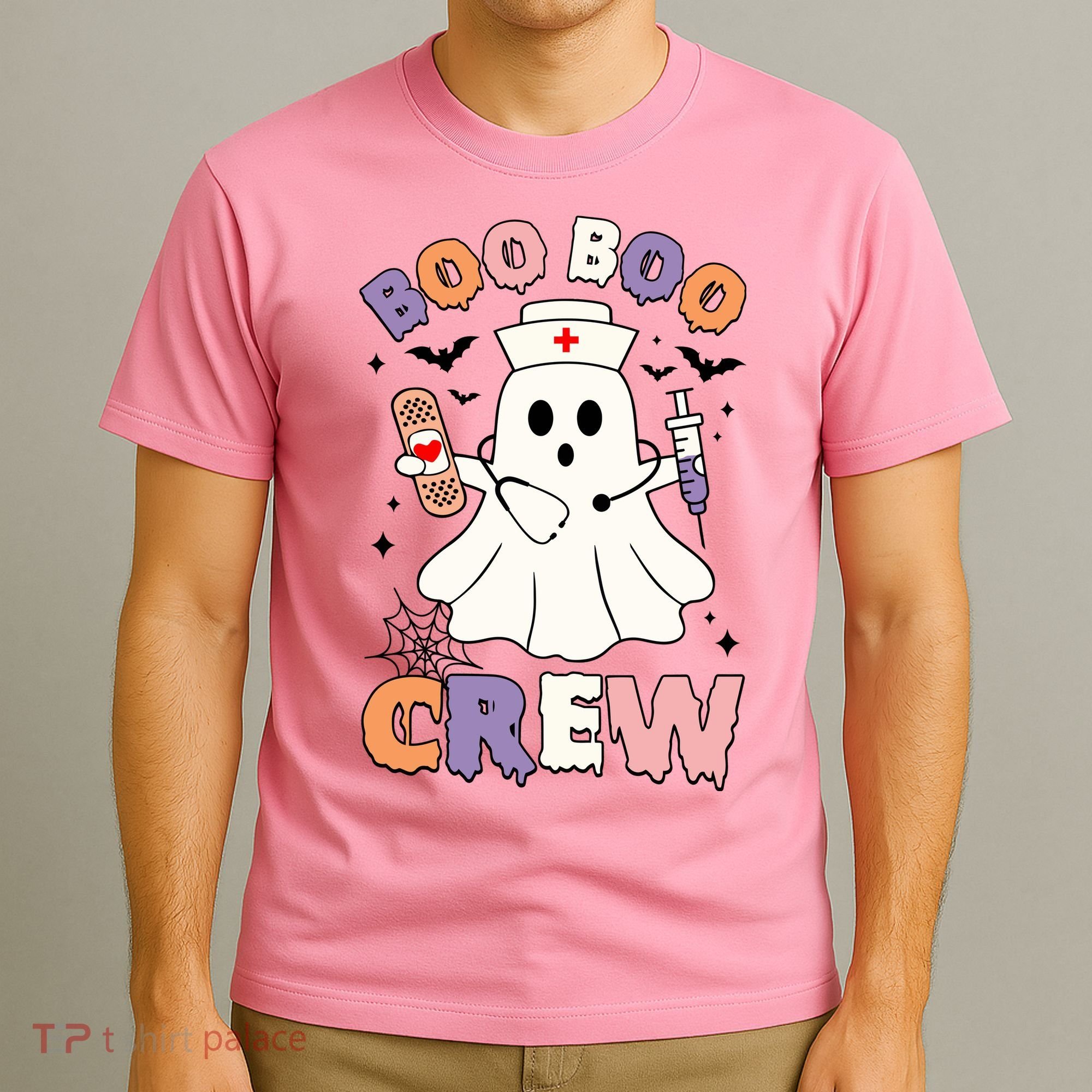 Boo Boo Crew Halloween Nurse T-Shirt