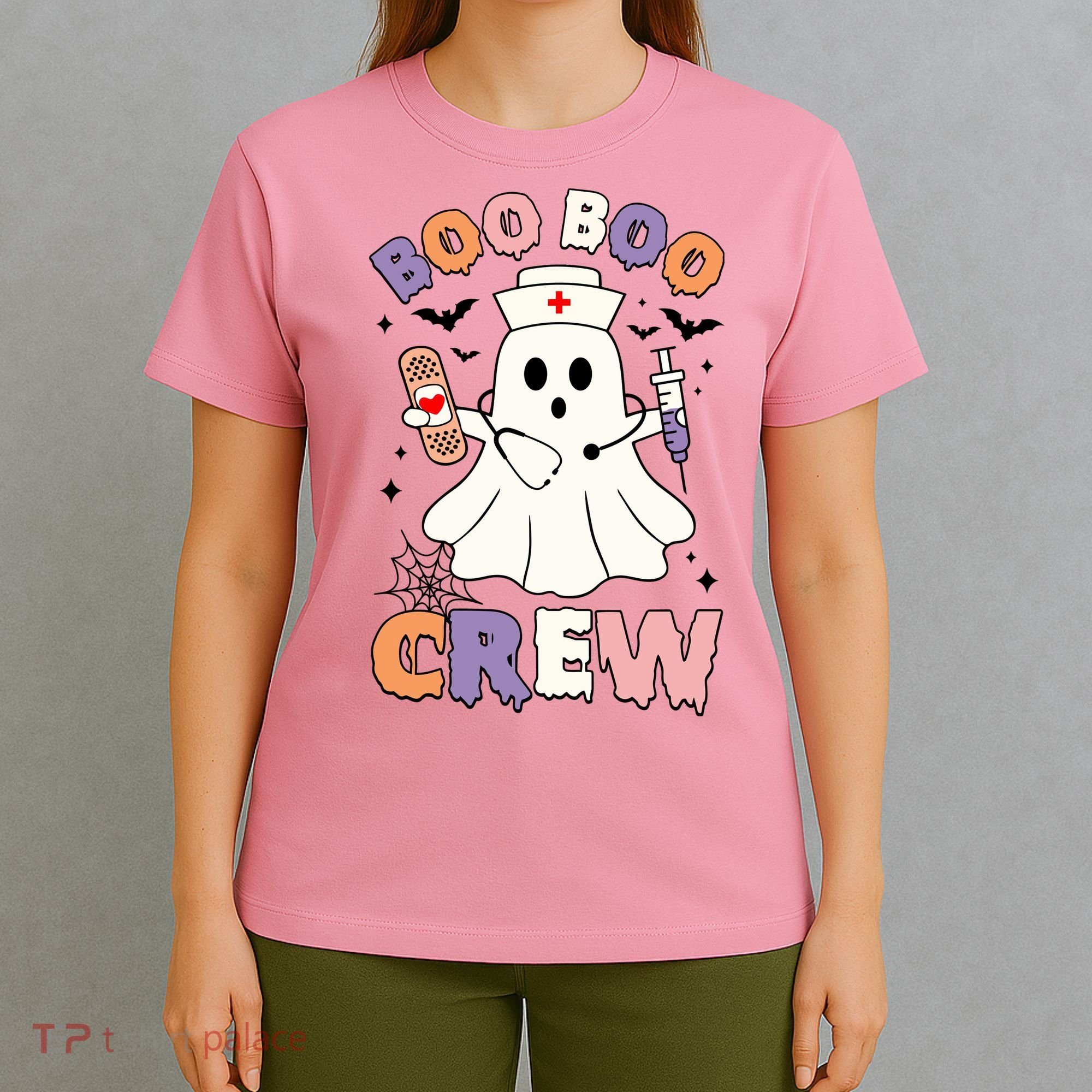 Boo Boo Crew Halloween Nurse T-Shirt