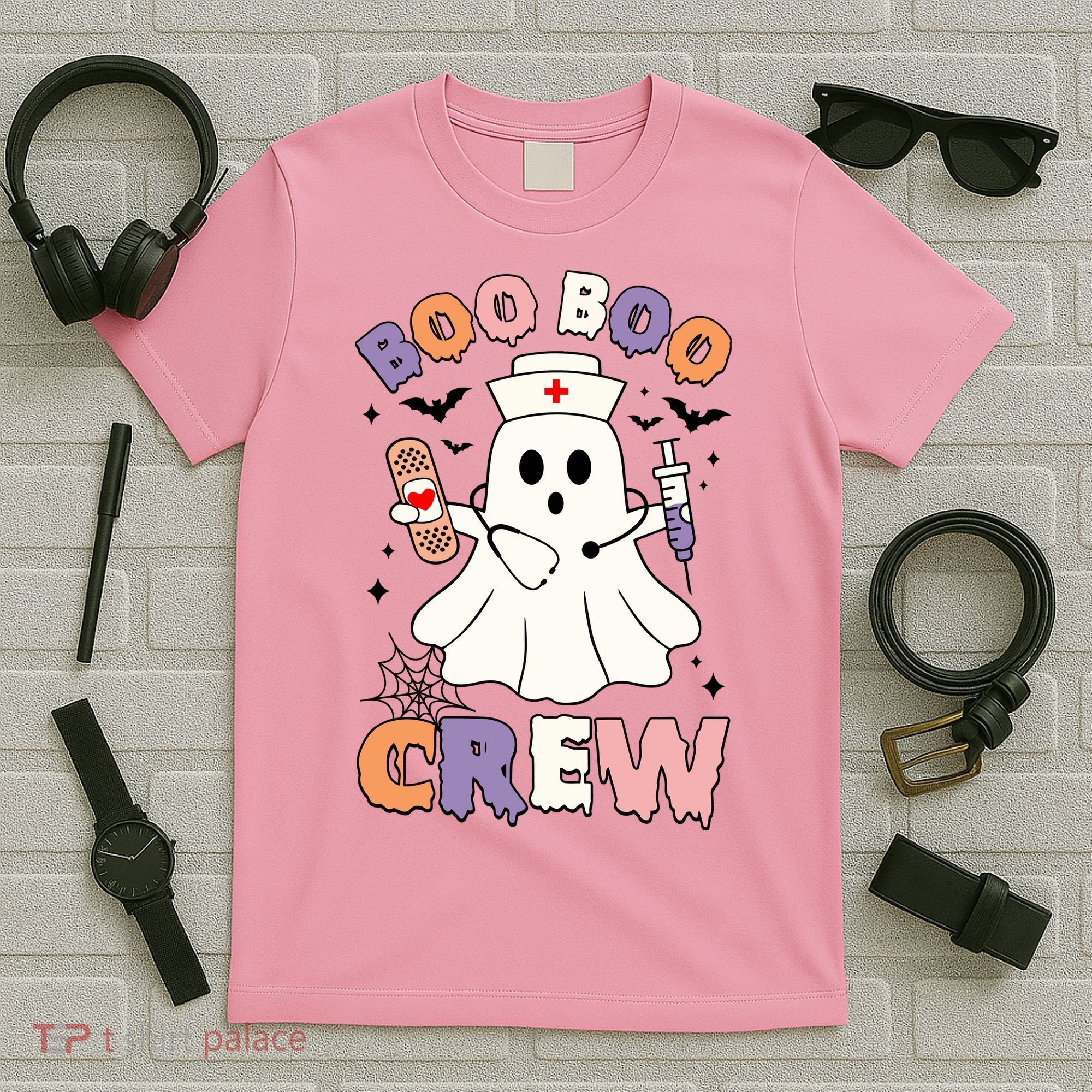 Boo Boo Crew Halloween Nurse T-Shirt