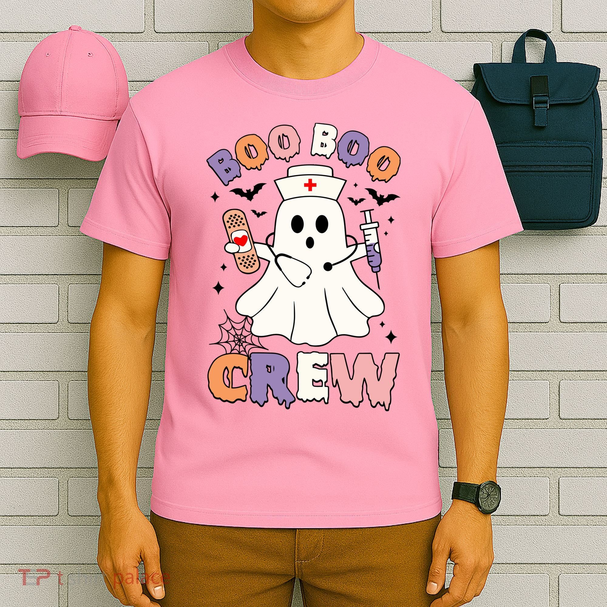 Boo Boo Crew Halloween Nurse T-Shirt