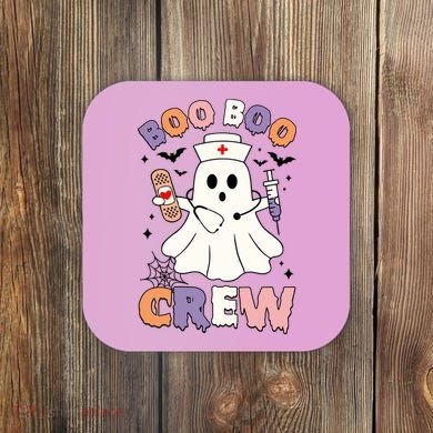 Boo Boo Crew Halloween Nurse Coaster