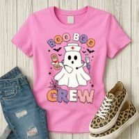 Boo Boo Crew Halloween Nurse Women's T-Shirt thumb 3