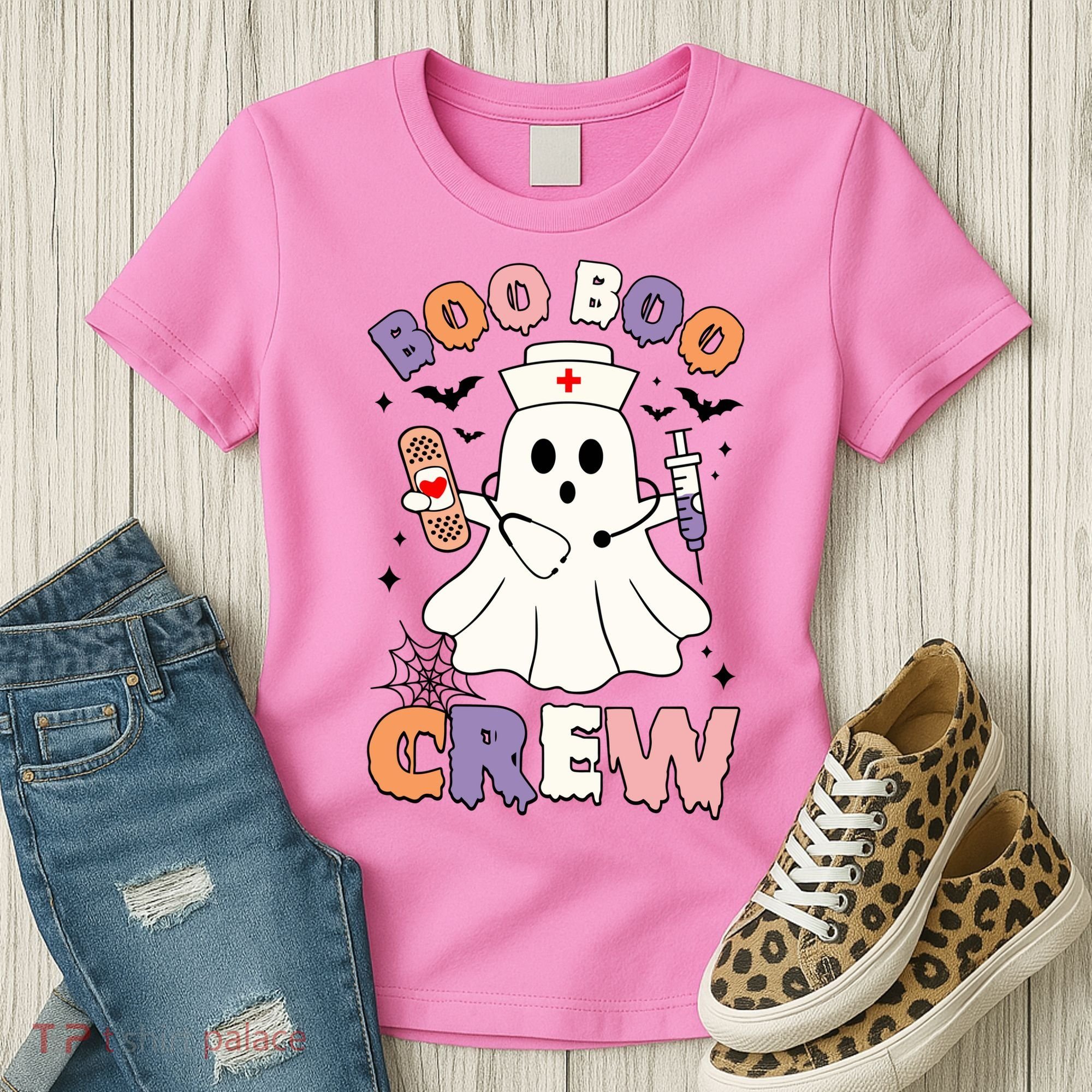 Boo Boo Crew Halloween Nurse Women's T-Shirt