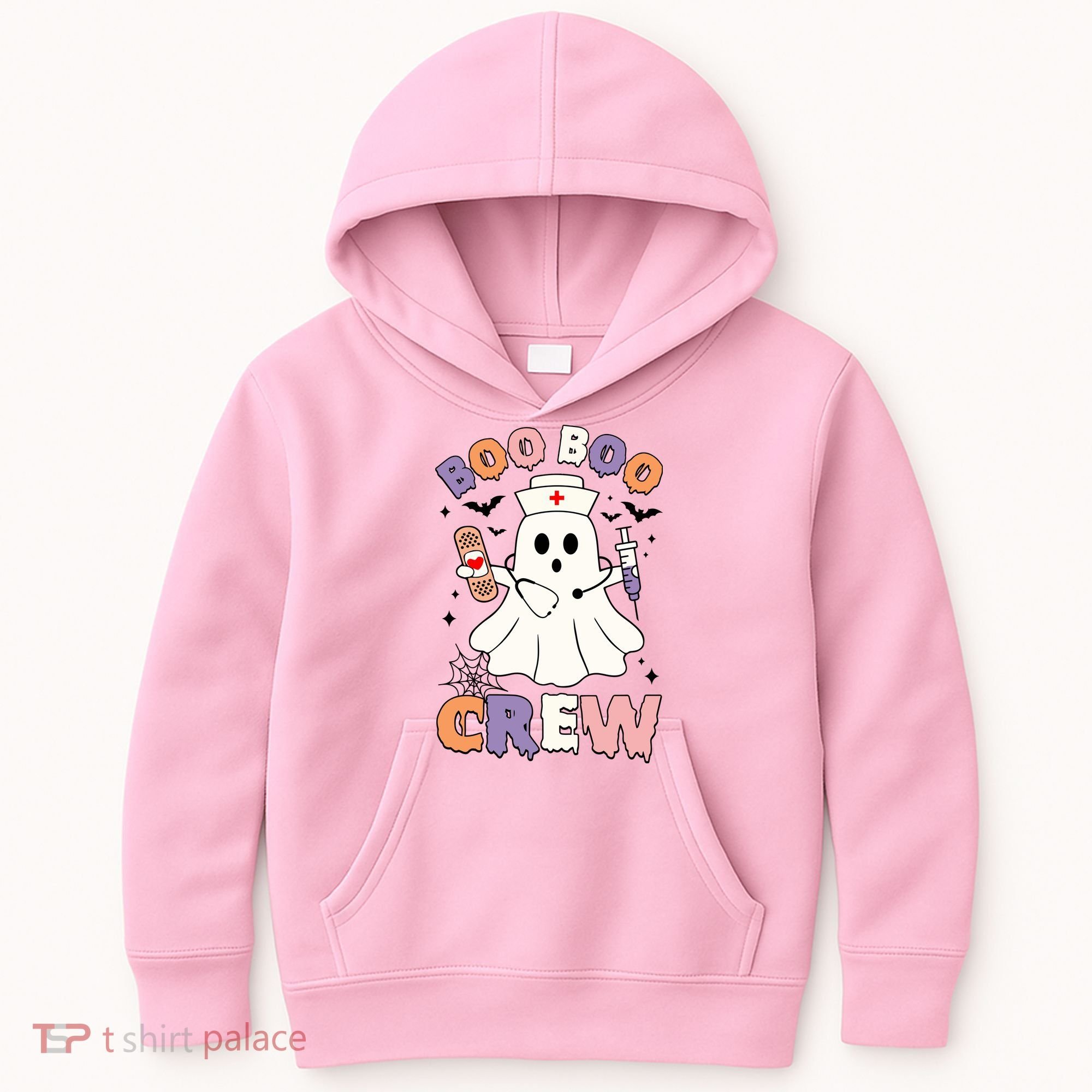 Boo Boo Crew Halloween Nurse Kids Hoodie