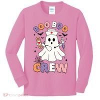 Boo Boo Crew Halloween Nurse Kids Long Sleeve Shirt thumb 0