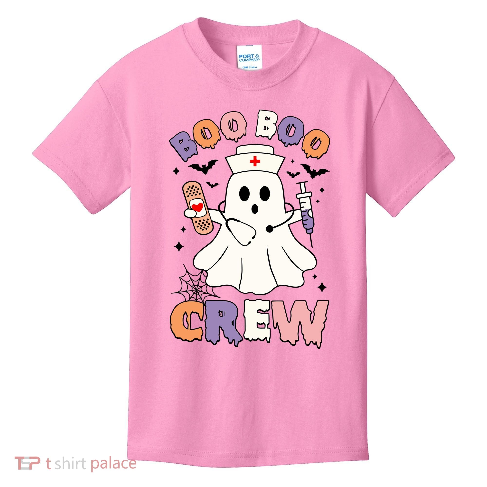 Boo Boo Crew Halloween Nurse Kids T-Shirt