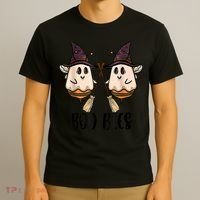 Boo Bees Couples Witch Halloween Costume Ghost Funny T-Shirt thumb 3