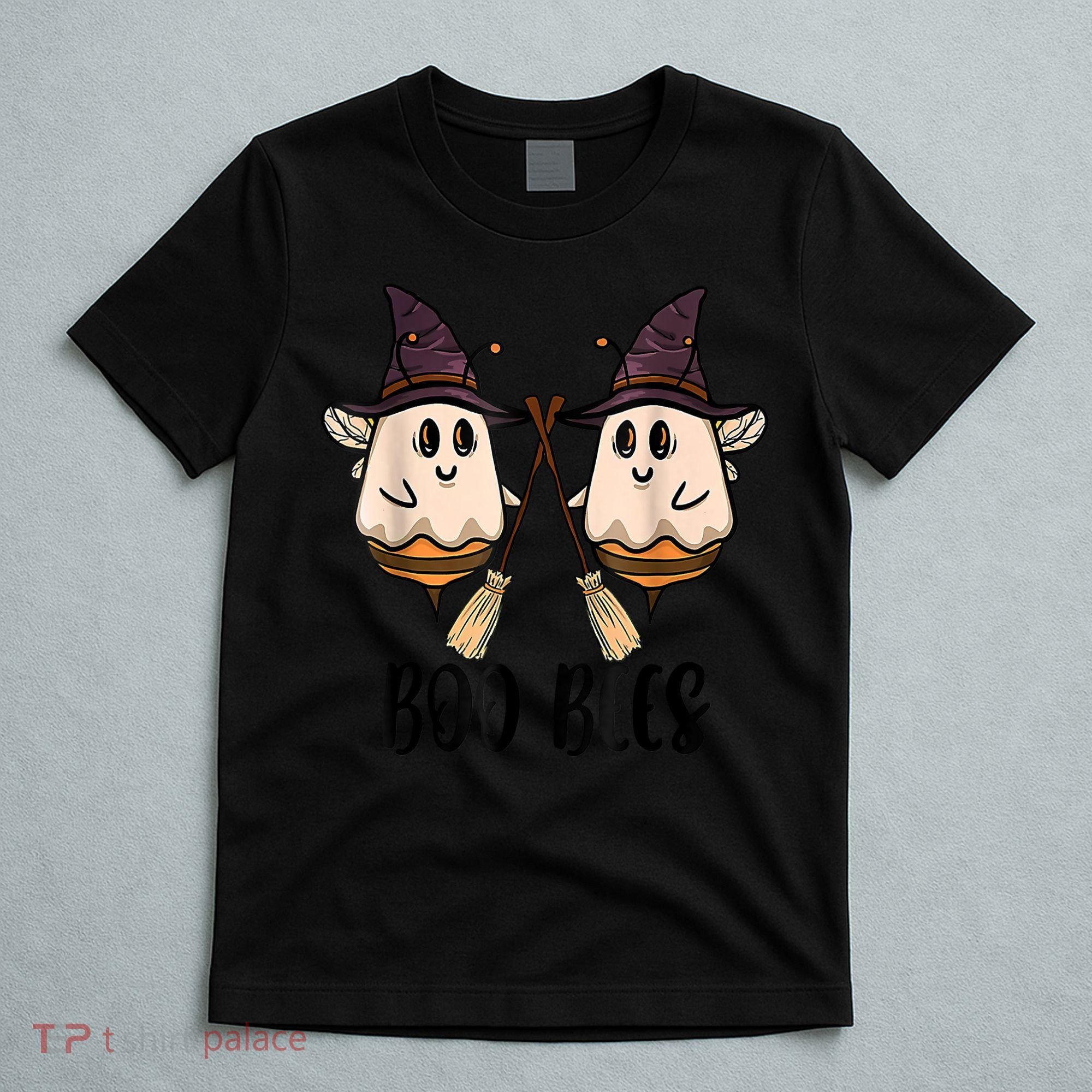 Boo Bees Couples Witch Halloween Costume Ghost Funny T-Shirt
