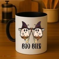 Boo Bees Couples Witch Halloween Costume Ghost Funny Coffee Mug thumb 4
