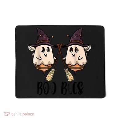 Boo Bees Couples Witch Halloween Costume Ghost Funny Mousepad