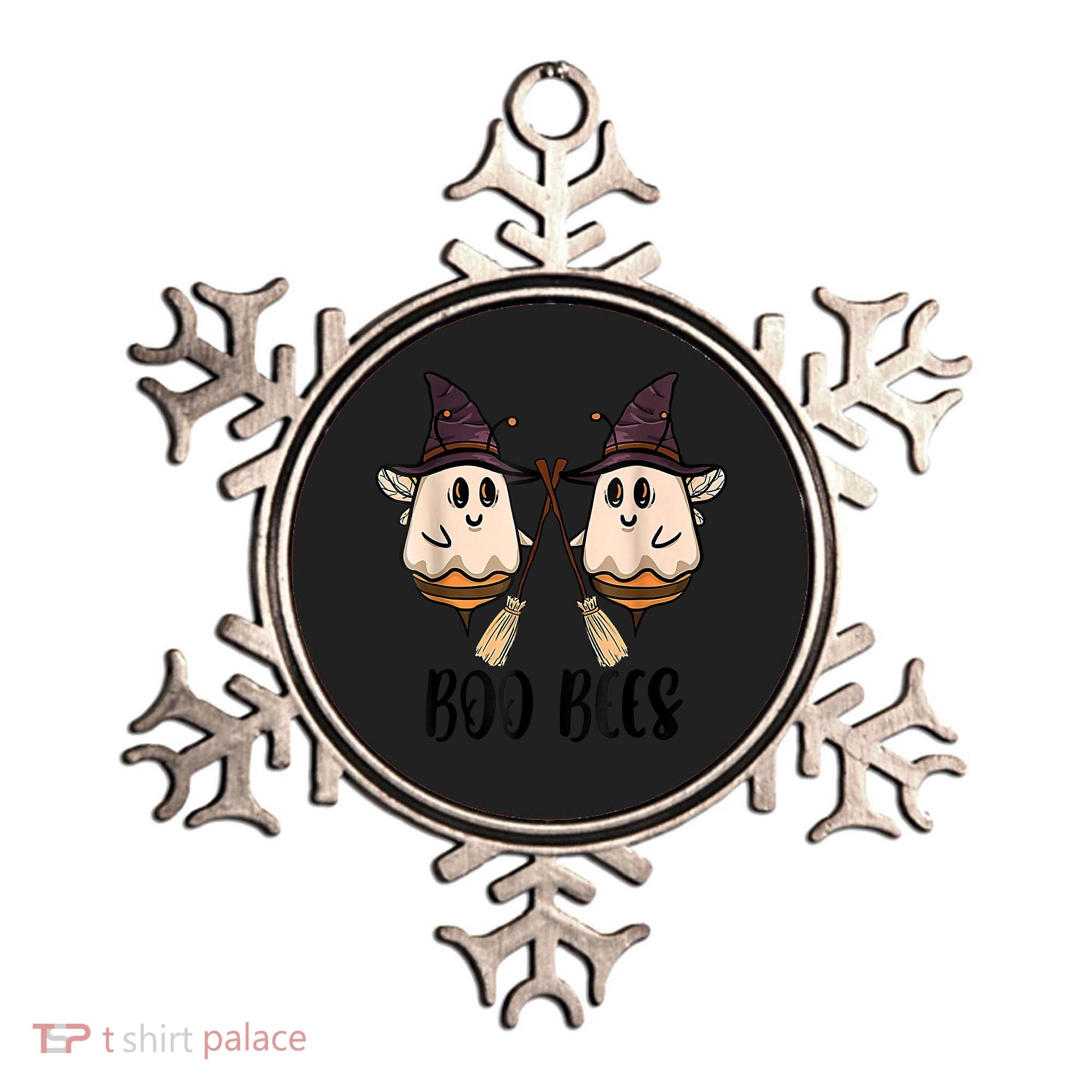 Boo Bees Couples Witch Halloween Costume Ghost Funny Ornament