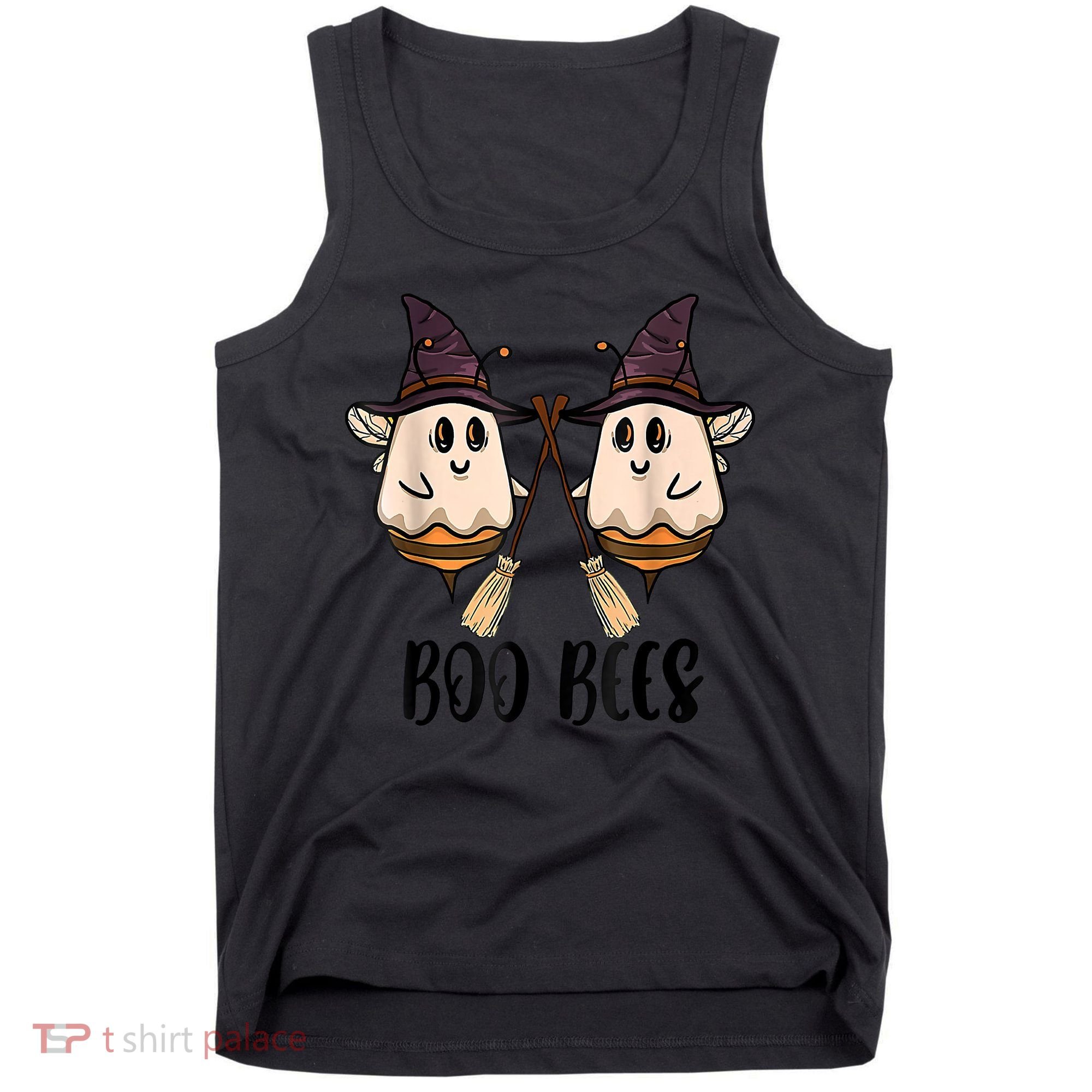 Boo Bees Couples Witch Halloween Costume Ghost Funny Tank Top