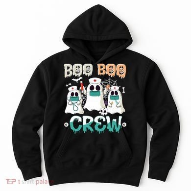 Boo Boo Crew Halloween Ghost Nursing Nurse Hoodie