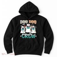 Boo Boo Crew Halloween Ghost Nursing Nurse Hoodie thumb 0