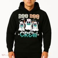 Boo Boo Crew Halloween Ghost Nursing Nurse Hoodie thumb 2