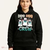 Boo Boo Crew Halloween Ghost Nursing Nurse Hoodie thumb 5