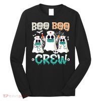 Boo Boo Crew Halloween Ghost Nursing Nurse Long Sleeve Shirt thumb 0