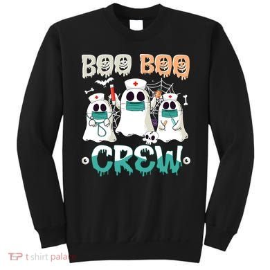 Boo Boo Crew Halloween Ghost Nursing Nurse Sweatshirt