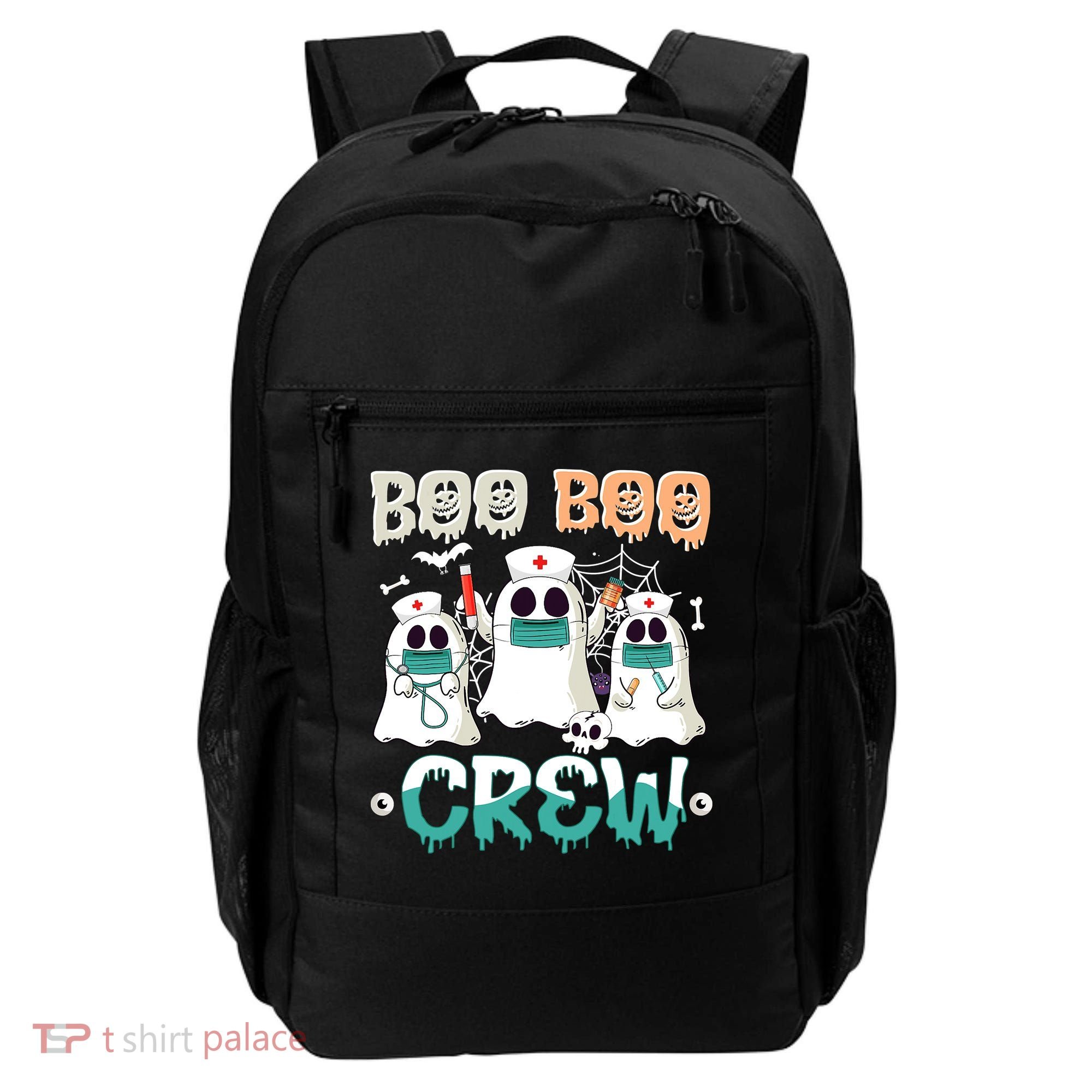 Boo Boo Crew Halloween Ghost Nursing Nurse Backpack