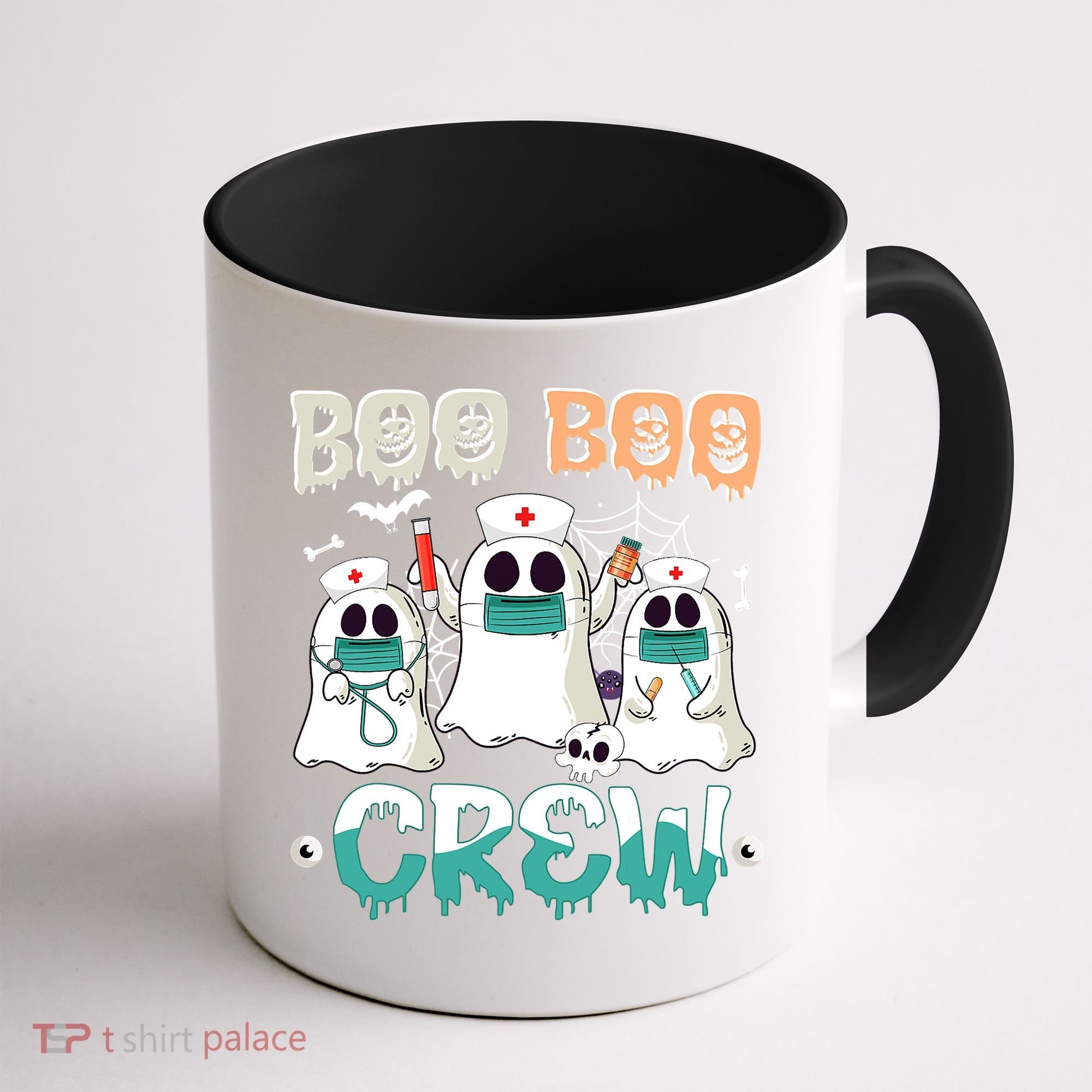 Boo Boo Crew Halloween Ghost Nursing Nurse Coffee Mug