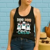 Boo Boo Crew Halloween Ghost Nursing Nurse Women's Tank Top thumb 2