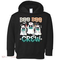 Boo Boo Crew Halloween Ghost Nursing Nurse Toddler Hoodie thumb 0