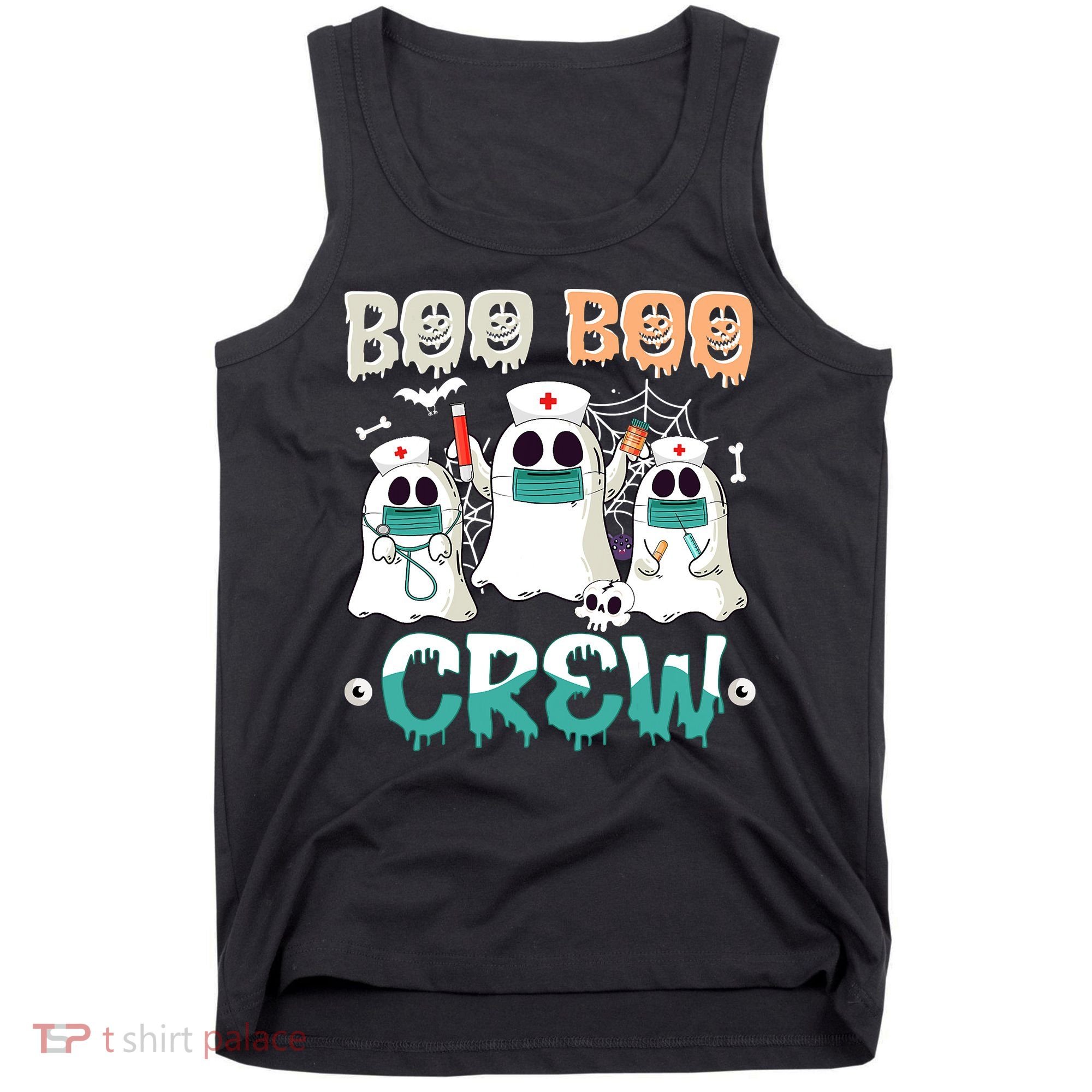 Boo Boo Crew Halloween Ghost Nursing Nurse Tank Top