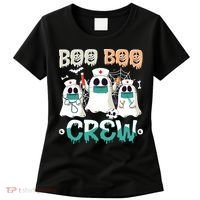 Boo Boo Crew Halloween Ghost Nursing Nurse Women's T-Shirt thumb 0