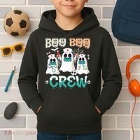 Boo Boo Crew Halloween Ghost Nursing Nurse Kids Hoodie thumb 2