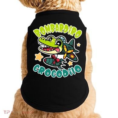 Brainrot Bombardiro Crocodilo Doggie Tank