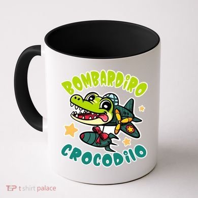 Brainrot Bombardiro Crocodilo Coffee Mug