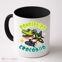 Brainrot Bombardiro Crocodilo Coffee Mug thumb 0